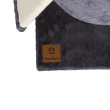 Charcoal Lite Cat Tree Cubby with Scratching Post